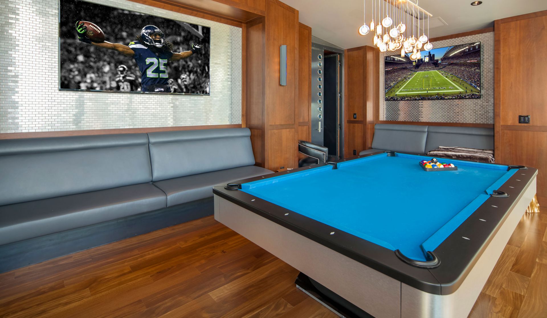 Beyond HiFi, smart home automation, lutron dealer, seattle washington, bellevue, game room, mansion, lutron lighting